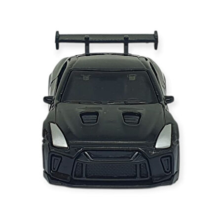 Çek Bırak Metal Küçük Arabalar 8 cm - 6411A-12 - Siyah (Lisinya)