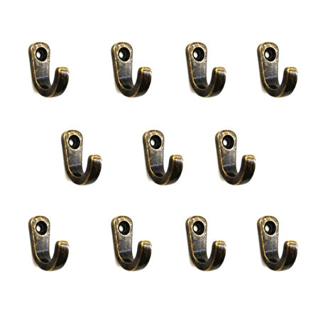 Tekli Bijuteri, Dekor Askısı - Antik, 100 Adet, 10x18x22 Mm ( Lisinya )