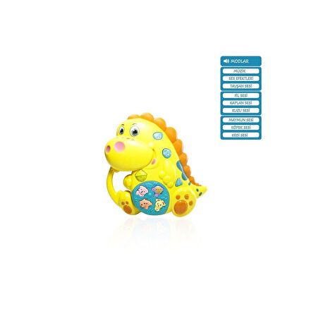 JLG-855-71A KUT IŞIKLI VE MÜZİKLİ DİNAZOR BEBEK