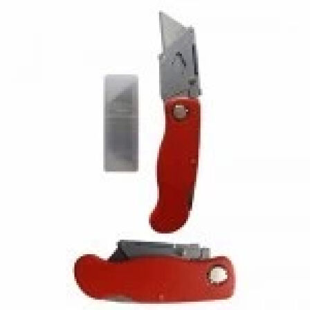 Katlanabilir Halıfleks Maket Bıçağı Üçgen Uçlu Falçata ( Lisinya )