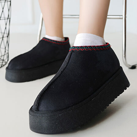 Foyk Siyah Süet Bot - Lisinya