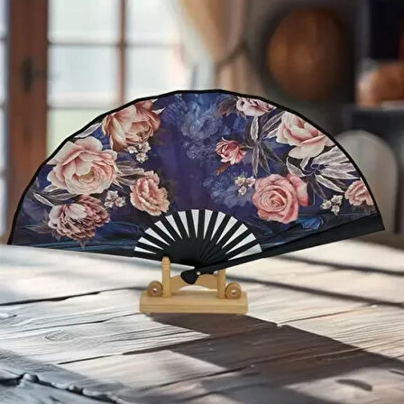 12'li 3 Model Desenli Yelpaze Seti