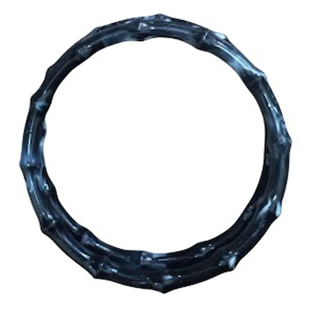 Çanta Sapı Akrilik Yuvarlak Siyah