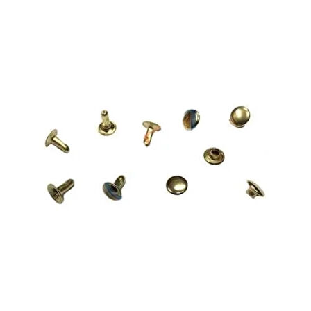 Rivet Perçin - 7mm, Sarı, 1000 Adet ( Lisinya )