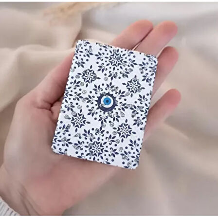 12'li Büyüteçli Dikdörtgen Cep Aynası Seti