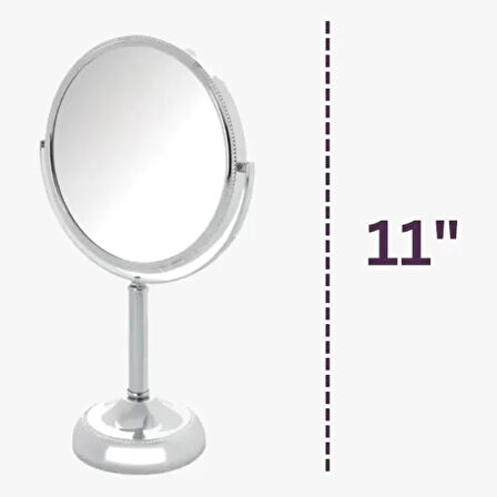 Ayaklı Oval Ayna 13 x 15 Cm