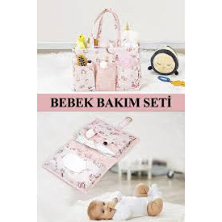 Bebek Kullanımı Kolay Desenli Alt Bakım Çantası pembe