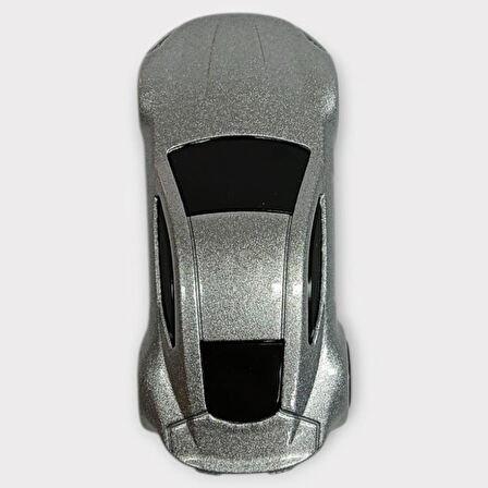 Metal Mini Arabalar  8 cm - Gri - 1 (Lisinya)