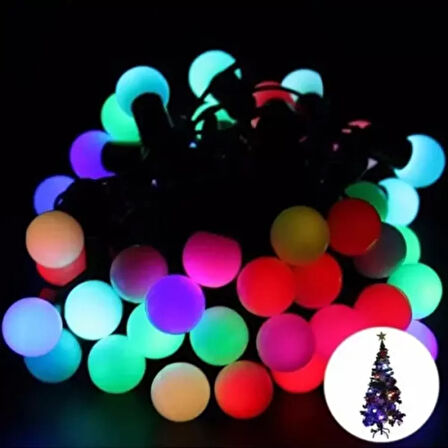 5 Metre 28 LED Fişli RGB Mini Top LED