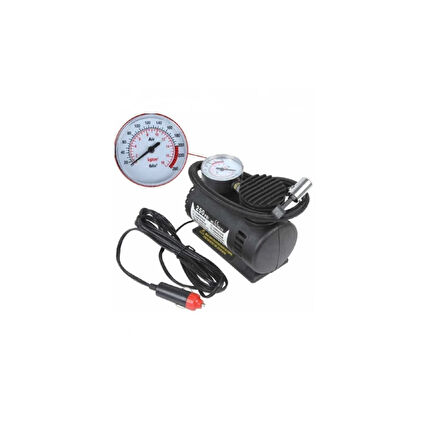 Oto Araç Mini Kompresör Hava Kompresörü 12 V 250 Psı Araba Hava Pompası Lastik Şişirici Taşınabilir ( Lisinya )