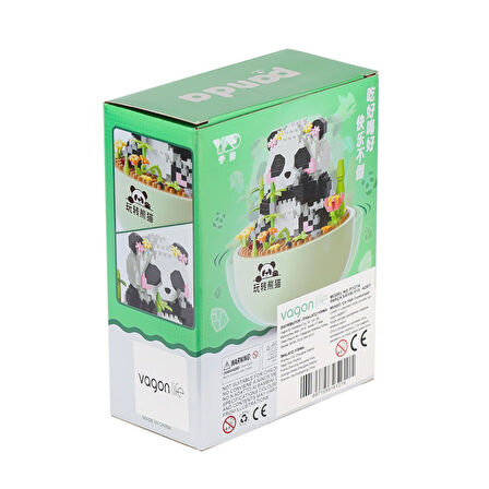 P1274 Panlos Panda Blok Seti 510 Parça -Vagon life