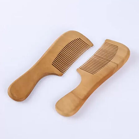 Ahşap Saplı Tarak 20'li Set 14 cm