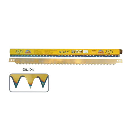 Geniş Kolastar Testere Ağzı - Düz Diş 60 Cm ( Lisinya )