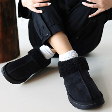 Abby Siyah Süet Bot - Lisinya