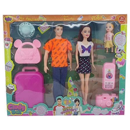 Anlily Aile Tatil Seti Cindy Doll - 02455 (Lisinya)