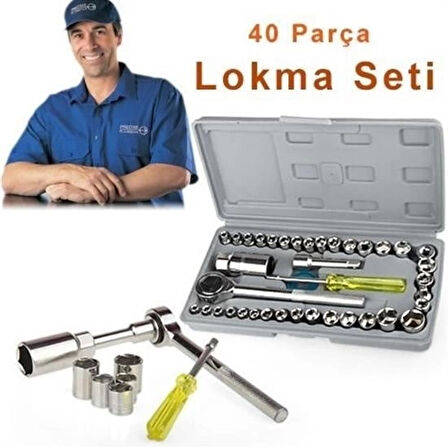 Özel Çantalı 40 Parça Cırcırlı Lokma Seti ( Lisinya )