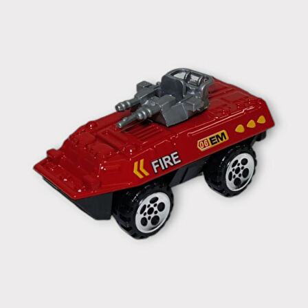 Küçük Metal İtfaiye Araçları 7 Cm - Panzer (Lisinya)