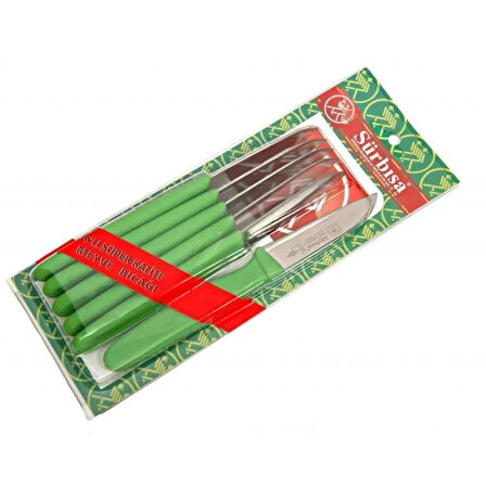 61007 - Sürmene Meyve Bıçağı 7,5 Cm 6 Lı ( Lisinya )