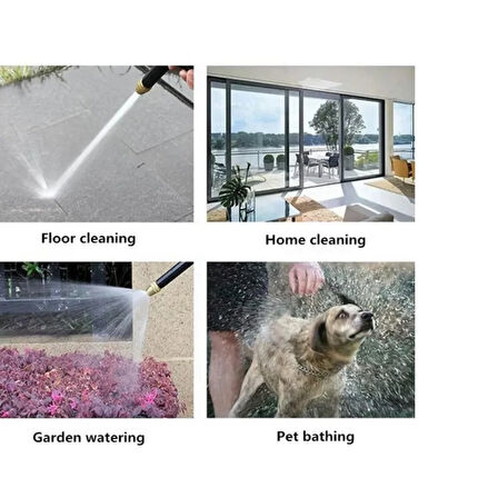 Yüksek Basınçlı Ayarlanabilir Bahçe Sulama Araba Yıkama Püskürtme Sı ( Lisinya )