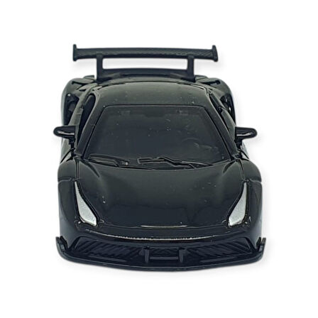 Çek Bırak Metal Küçük Arabalar 8 cm - 6411A-9 - Siyah (Lisinya)