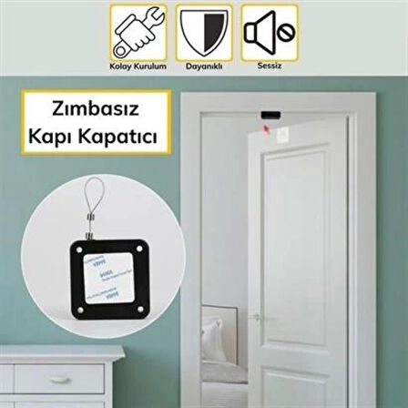 Yangına Dayanıklı Sıva Üstü Tüm Kapılar İçin Uygun Otomatik Kapanan Hızlı Otomatik Kapı Kapama ( Lisinya )