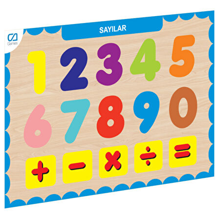 CAAHS-3207 CA GAMES AHŞAP SAYILAR BUL-TAK