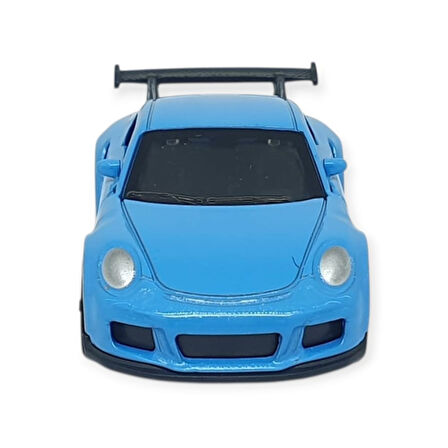 Çek Bırak Metal Küçük Arabalar 8 cm - 6411A-1 - Mavi (Lisinya)