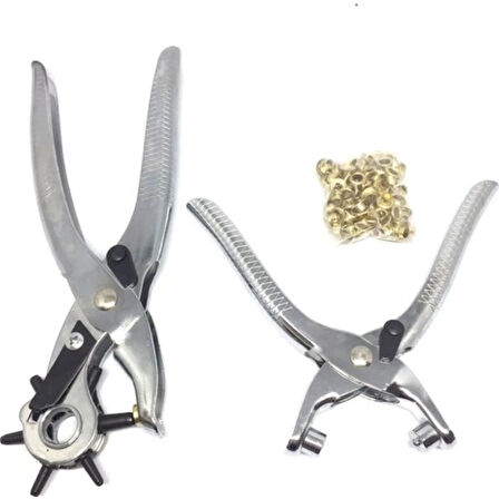 İkili Kemer Delme Ve Perçin Atma Pensesi Takımı (yedekli) ( Lisinya )