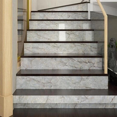 5mt X 60 Cm Mermer Desenli Masa Tezgah Mutfak Su Geçirmez Yapışkanlı Folyo Sticker ( Lisinya )