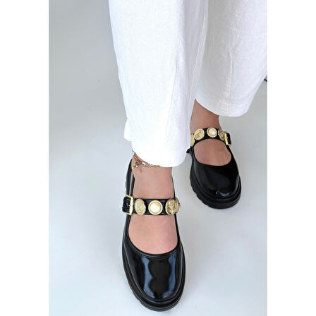 Okira Siyah Rugan Oxford Ayakkabı - Lisinya