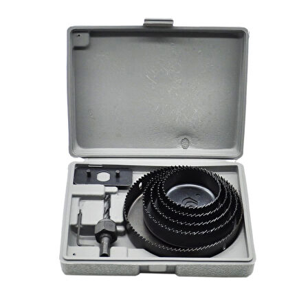 8 Parça Karbon Çelik-panç-delik Açma Testere Seti ( Lisinya )