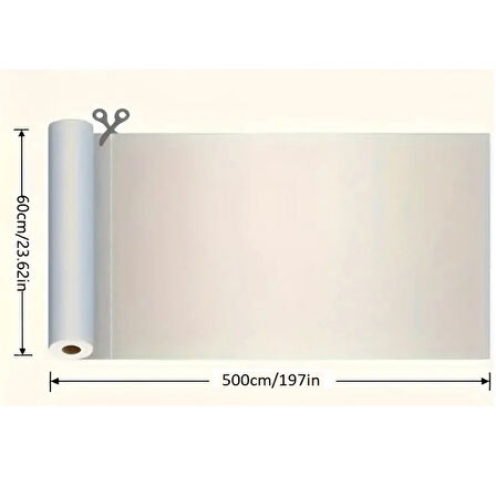 Uv Engelleyici Buzlu Cam Filmi 5 Metre X 60 Cm ( Lisinya )