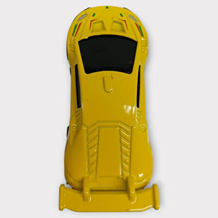 Metal Mini Arabalar  8 cm - Sarı - 1 (Lisinya)