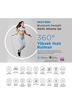 NeutronBluetoothluAkıllı Atlama İpi 