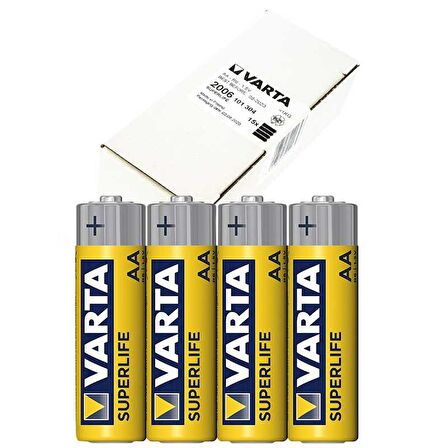 VARTA SUPERLIFE ÇİNKO AA KALEM PİL 60LI PAKET FİYAT (44Pyr34)