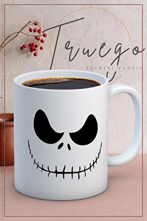 Baskılı Kupa Bardak Seramik Mug -Halloween