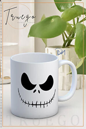 Baskılı Kupa Bardak Seramik Mug -Halloween