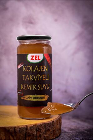 Zel Premium İlikli Kemik Suyu 480 Ml Kolajen Takviyeli Jöle Kıvamında