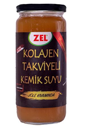 Zel Premium İlikli Kemik Suyu 480 Ml Kolajen Takviyeli Jöle Kıvamında