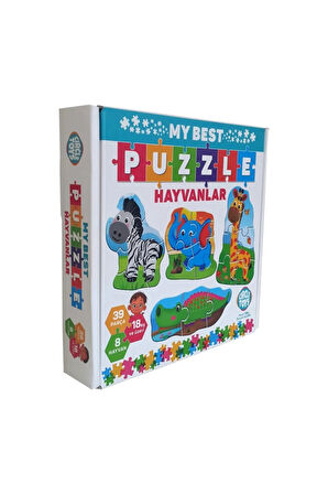 My Best Puzzle Hayvanlar 18 Ay+ 39 Parça