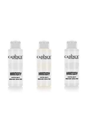 Ekonomik Akrilik Boya 3x120ml Metalik Renkler Avantajlı Paket