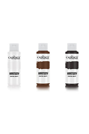 Ekonomik Akrilik Boya 3x59ml Sade Renkler Avantajlı Paket