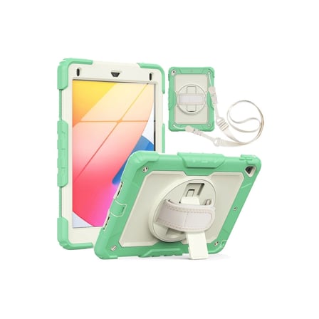 Apple İpad 5 Air 9.7 Kılıf Strap New Tablet Kapak - Yeşil iegxx