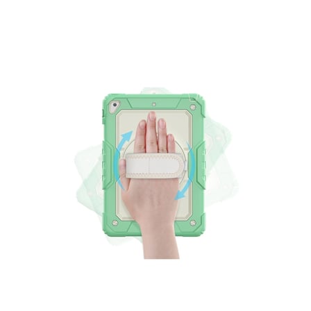Apple İpad 5 Air 9.7 Kılıf Strap New Tablet Kapak - Yeşil iegxx