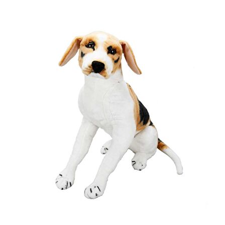 Oturan Beagle Köpek Peluş 68 cm FABBATOYS