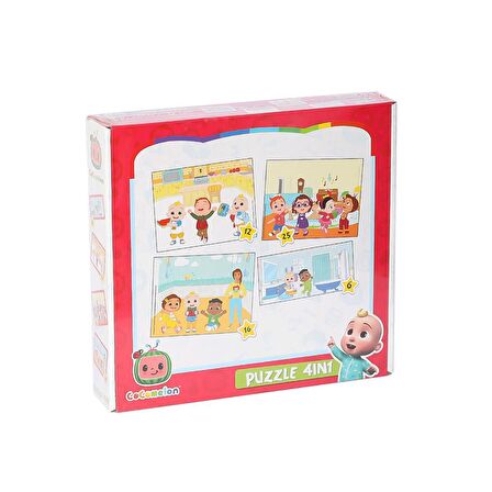 Cocomelon 4IN1 Puzzle FABBATOYS