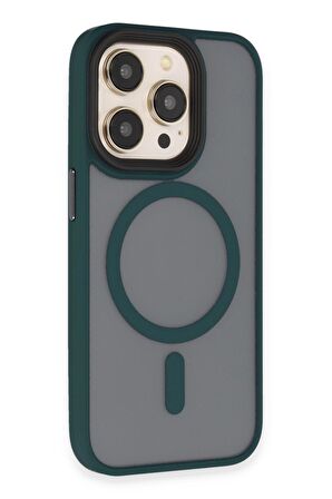 Mkorayavm Apple iPhone 14 Pro Uyumlu Magsafe Şarj Özellikli Lens Korumalı Kapak