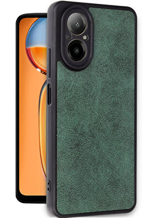 Mkorayavm Realme 12 Lite Leke Tutmayan İz Yapmayan Estetik Tasarım Deri Kılıf 
