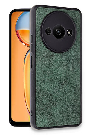 Mkorayavm Xiaomi Redmi A3 4G Leke Tutmayan İz Yapmayan Estetik Tasarım Deri Kılıf 