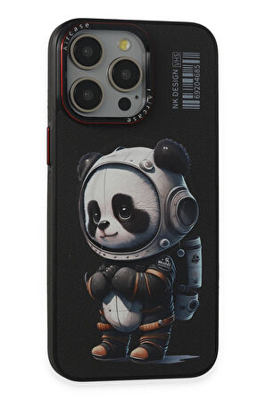 Mkorayavm iPhone 13 Pro Max Kamera Lens ve Tuşları Metal Tasarımlı Resimli Fun Magsafe Kapak